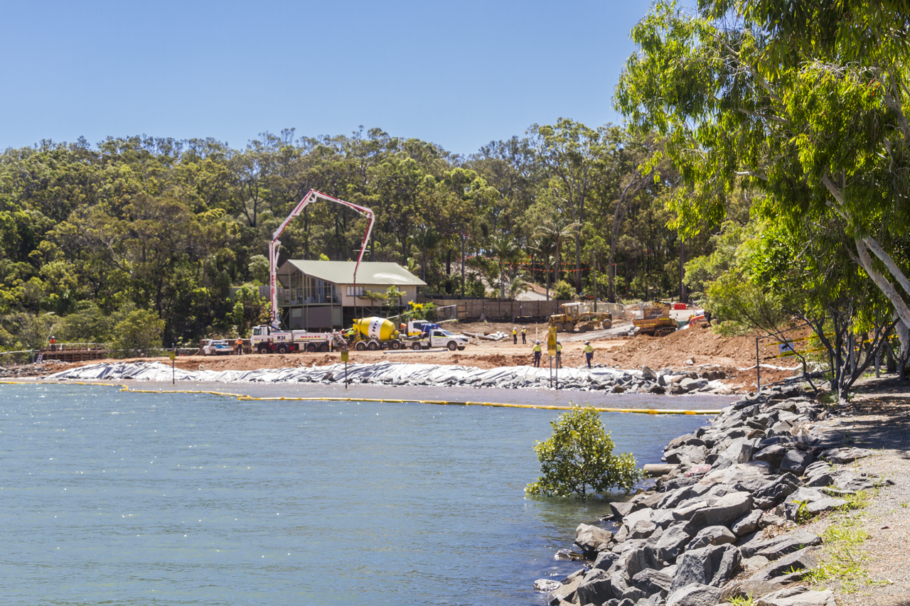 Macleay Island Foreshore Carpark November 2017 Bay Islands Info