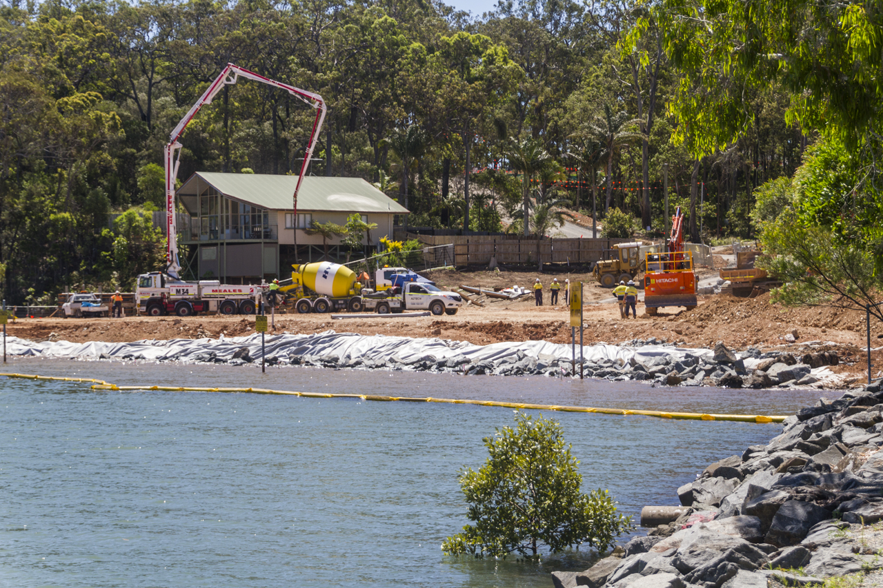Macleay Island Foreshore Carpark November 2017 Bay Islands Info